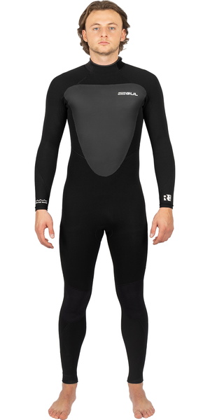 2026 Gul Hombres Response 3/2mm Gbs Back Zip Neopreno RE1231-C1 - Black
